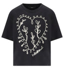 Max Mara 주말 Lecco Black T 셔츠