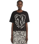 Max Mara 주말 Lecco Black T 셔츠