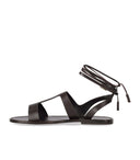 Max Mara Weekend Lemma Brown Flat Sandal