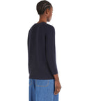Max Mara Weekend Linz Navy Blue Crewneck Jumper