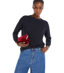 Max Mara Weekend Linz Navy Blue Crewneck Jumper