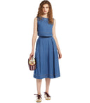 Max Mara Weekend Magia Blue Denim Cropped Top