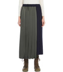 Max Mara Weekend Managua Green And Blue Midi Skirt