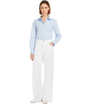 Max Mara Weekend Medina White Wide Leg Jeans