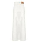 Max Mara Weekend Medina White Wide Leg Jeans