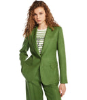 Max Mara Weekend Nalut Green Single Breasted Blazer