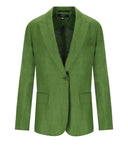 Max Mara Weekend Nalut Green Single Breasted Blazer