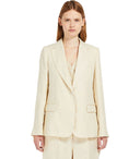 Max Mara Weekend Nalut Sand Single Breasted Blazer