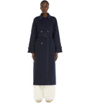 Max Mara Weekend Natale Blue Trench Coat