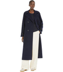 Max Mara Weekend Natale Blue Trench Coat