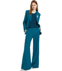 Max Mara Weekend Nervoso Blue Double Breasted Blazer