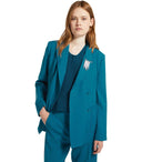 Max Mara Weekend Nervoso Blue Double Breasted Blazer