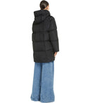 Max Mara Weekend Newbembo Black Hooded Down Jacket