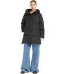Max Mara Weekend Newbembo Black Hooded Down Jacket