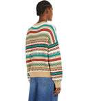 Max Mara 주말 Novara Beige Crewneck 점퍼