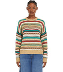 Max Mara 주말 Novara Beige Crewneck 점퍼