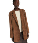 Max Mara Weekend Oggi Terra Suede Jacket