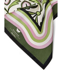 Max Mara Weekend Onesto Green Foulard Scarf