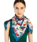 Max Mara Weekend Onesto Multicolor Foulard Scarf