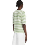 Max Mara Weekend Opzione Green Striped T Shirt