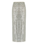 Max Mara Weekend Ottelia Silver Sequins Skirt