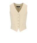 Max Mara Weekend Pace Ivory Vest