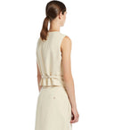 Max Mara Weekend Pace Ivory Vest