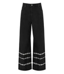 Max Mara Weekend Pampas Tie Dye Black Jeans