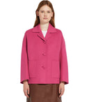 Max Mara Weekend Panca Fuchsia Wool Jacket