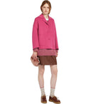 Max Mara Weekend Panca Fuchsia Wool Jacket