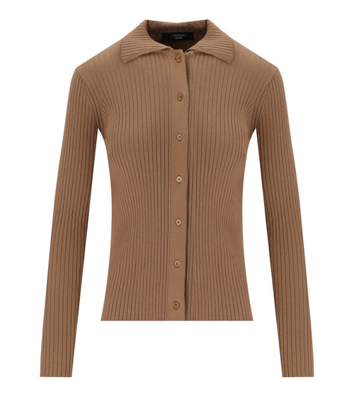 Max Mara Weekend Papiro Terra Ribbed Cardigan