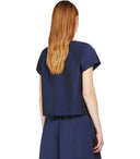Max Mara Weekend Parana Blue Blouse