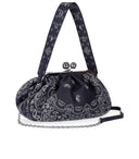 Max Mara Weekend Pasticcino Arles Medium Blue Clutch Bag