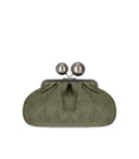 Max Mara Weekend Pasticcino Destino Medium Sage Green Clutch Bag