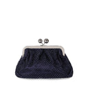 Max Mara Weekend Pasticcino Edita Small Blue Clutch Bag