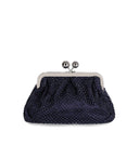 Max Mara Weekend Pasticcino Edita Small Blue Clutch Bag