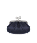 Max Mara Weekend Pasticcino Emmy Small Navy Blue Clutch Bag