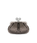 Max Mara Weekend Pasticcino Emmy Small Piombo Clutch Bag