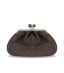 Max Mara Weekend Pasticcino Fortuna Średnia ciemnobrązowa torba sprzęgła
