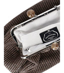 Max Mara Weekend Pasticcino Nabarro Large Dark Brown Clutch Bag