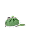 Max Mara Weekend Pasticcino Palmas Small Emerald Green Clutch Bag