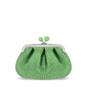Max Mara Weekend Pasticcino Palmas Small Emerald Green Clutch Bag