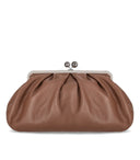 Max Mara Weekend Pasticcino Provino großer hellbrauner Kupplungsbeutel