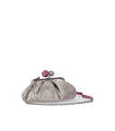 Max Mara Weekend Pasticcino Treasure Of Japan Small Grey Clutch Bag