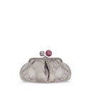 Max Mara Weekend Pasticcino Treasure Of Japan Small Grey Clutch Bag