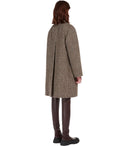 Max Mara Weekend Pitone Brown Midi Mantel