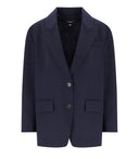 Max Mara Weekend Quadro Blue Single Breasted Blazer
