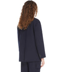 Max Mara Weekend Quadro Blue Single Breasted Blazer