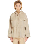 Max Mara Weekend Rango Beige Wool Parka