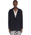 Max Mara Weekend Relais Blue Single Belled Chaqueta